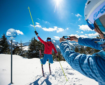 wifi in skigebied