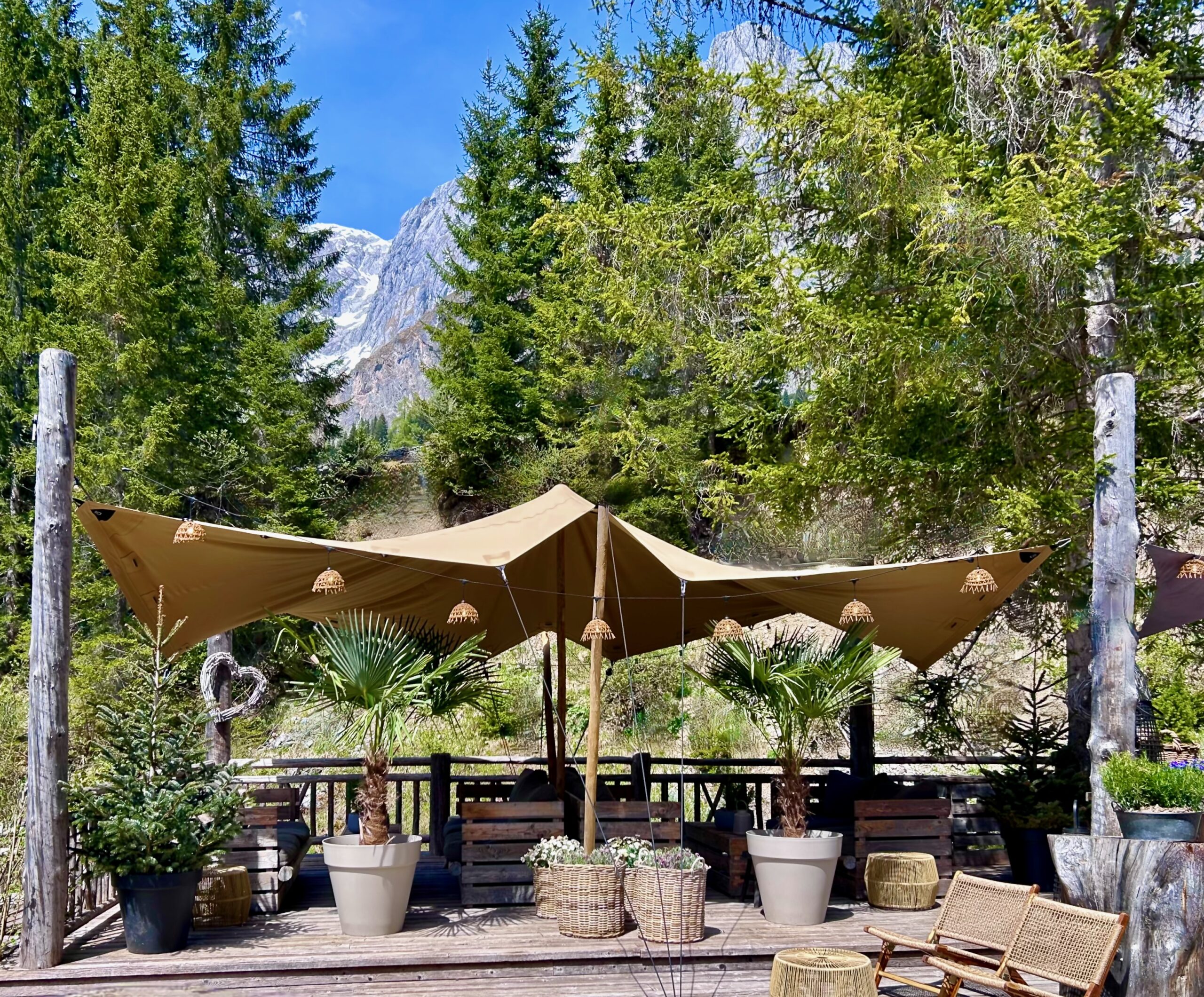 Terasse Mandlwand Lodge